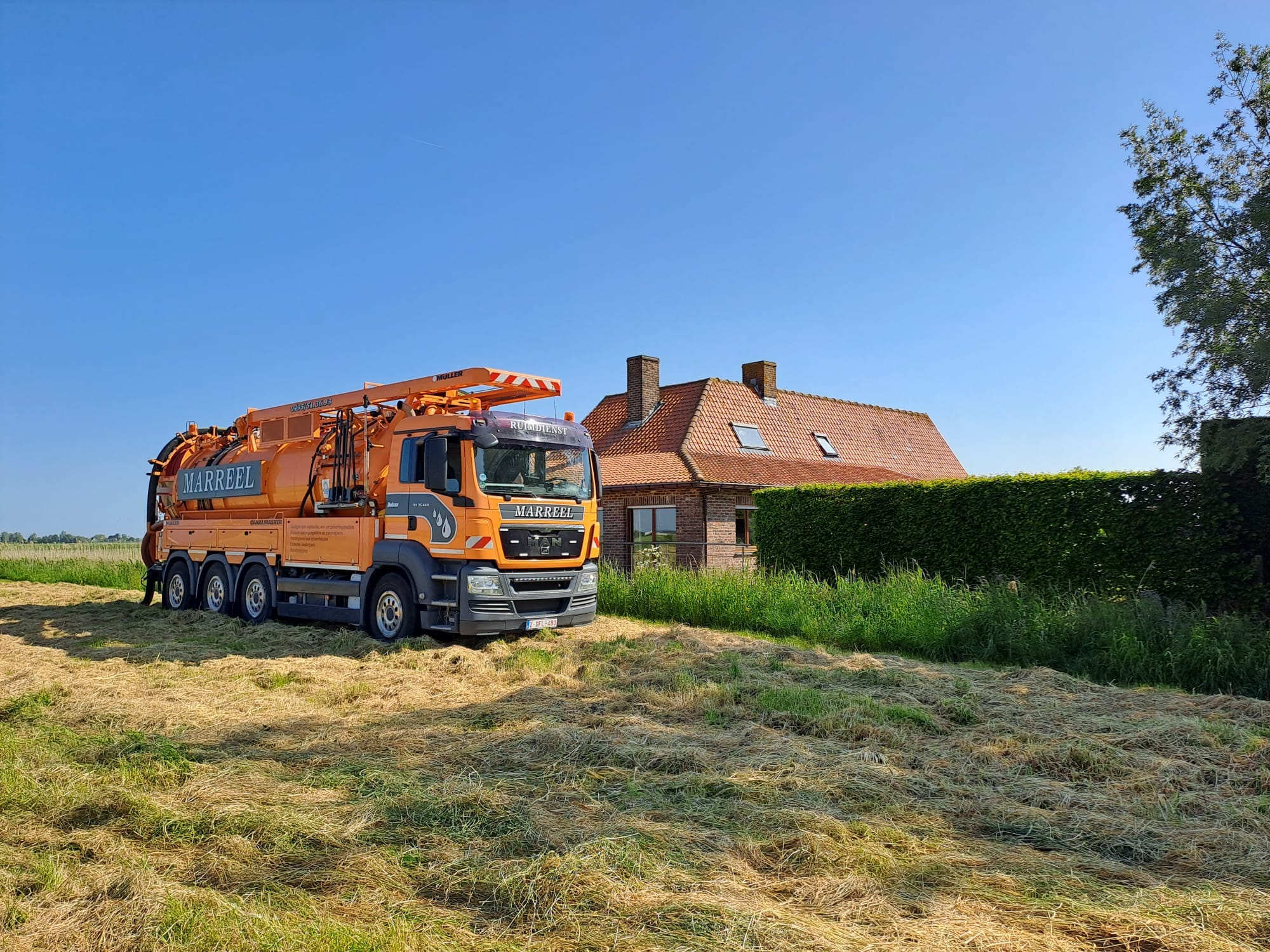 ontstoppingsdiensten Waardamme Ruimdienst Marreel